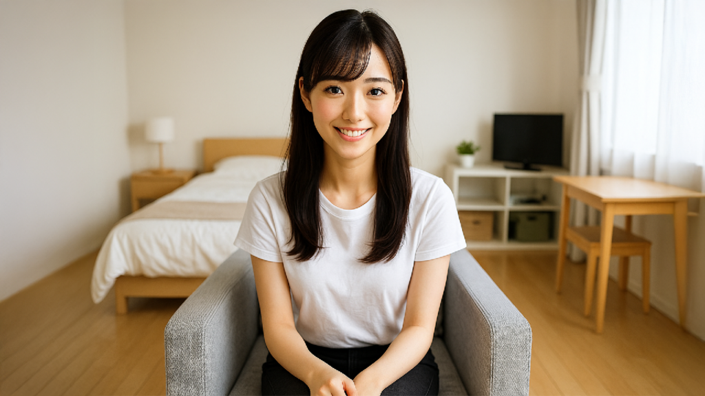 寮住まいの女性