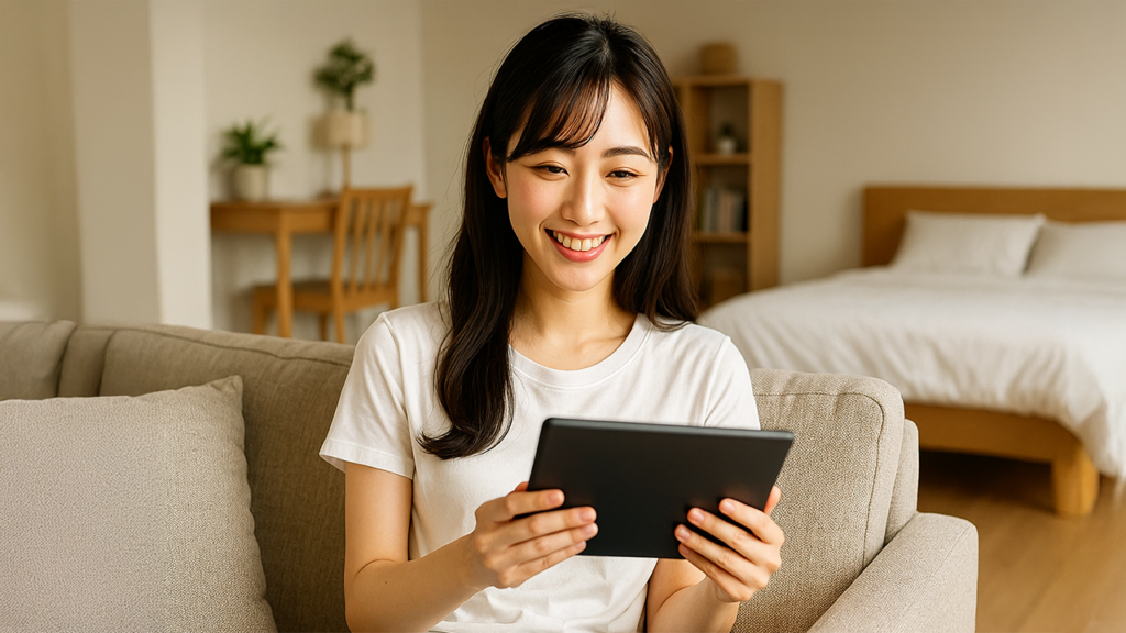 寮住まいの女性