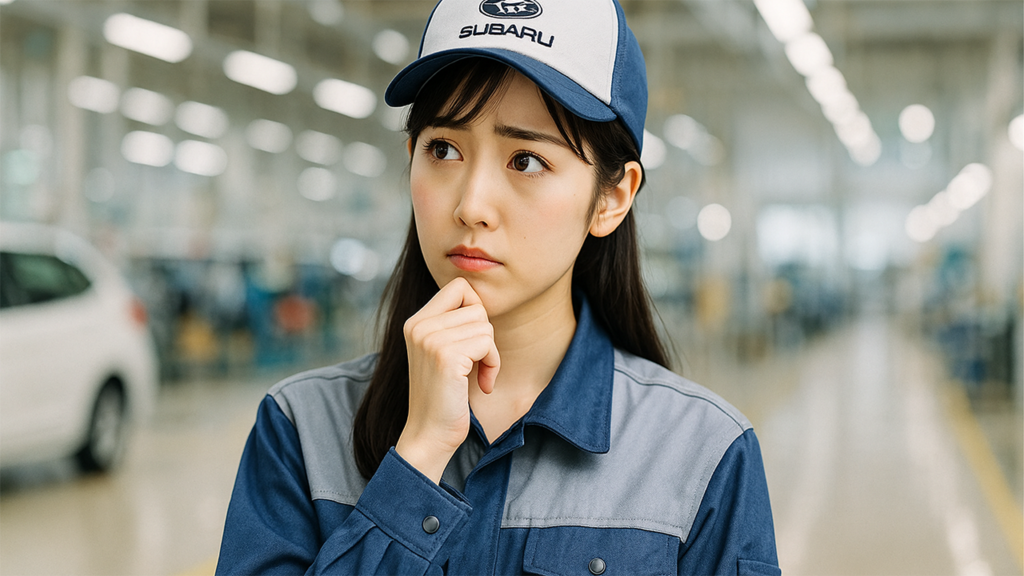 スバル期間工の女性