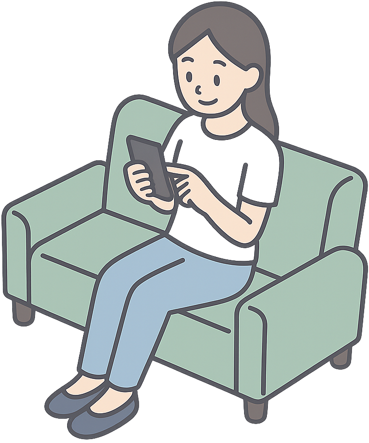 ネットで調べている人