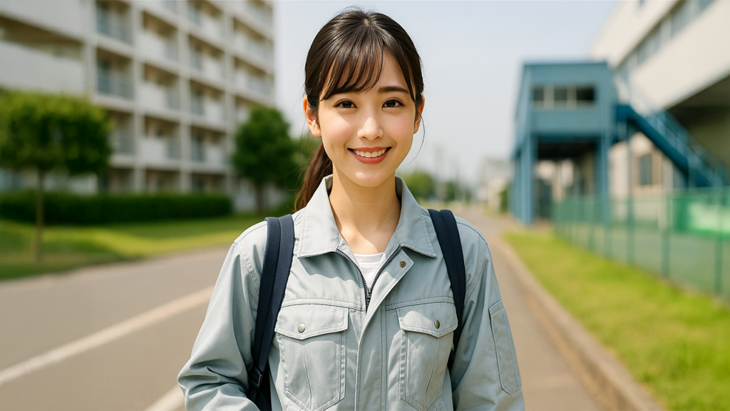 工場勤務の女性