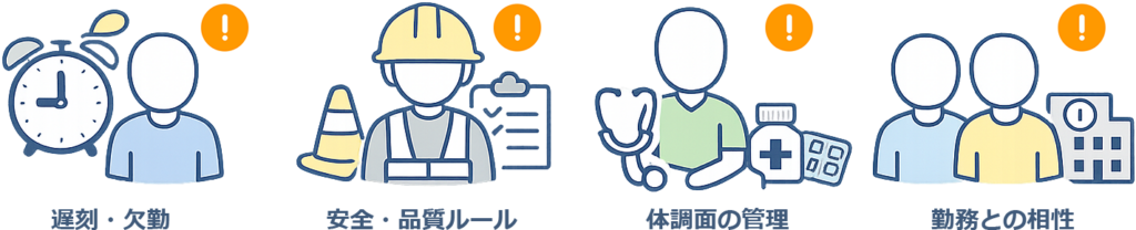 注意するポイント