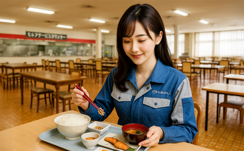 スバル期間工の食堂はどんな感じ？値段・味・支払いの感想