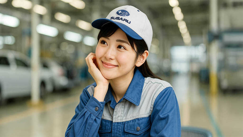 スバル期間工の女性