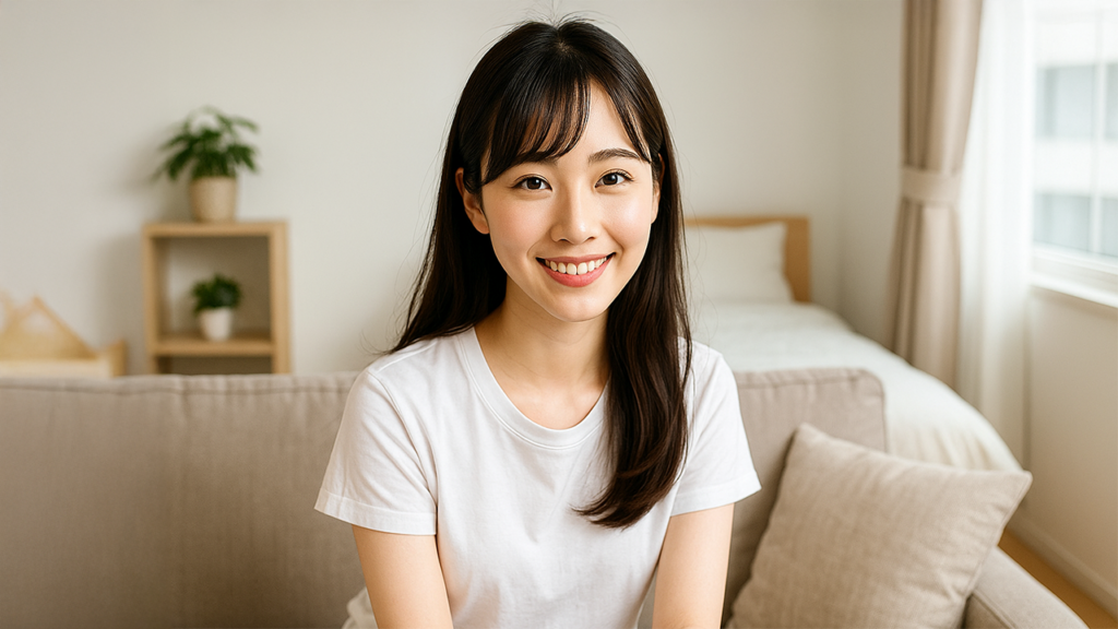 寮住まいの女性
