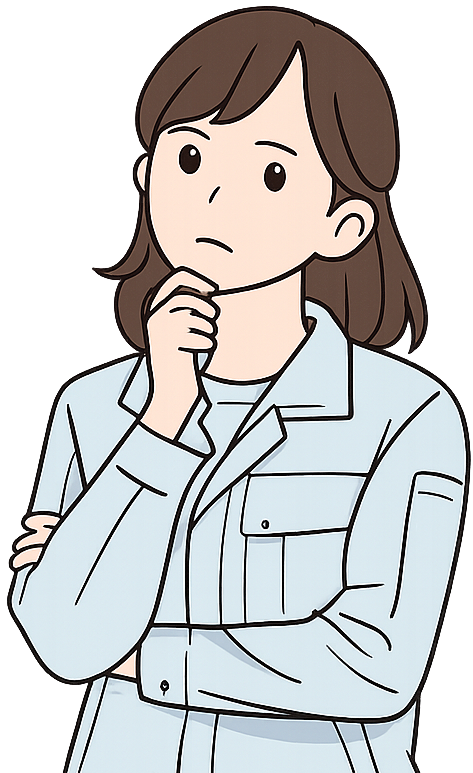 疑問を覚えている期間工