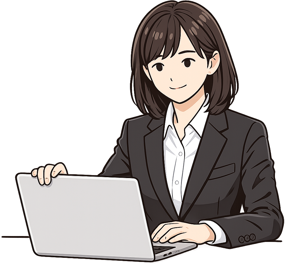 Web面接の準備をしている人