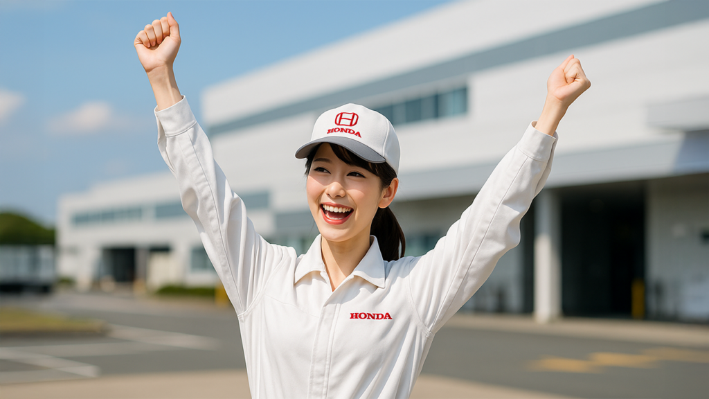ホンダ期間工の女性
