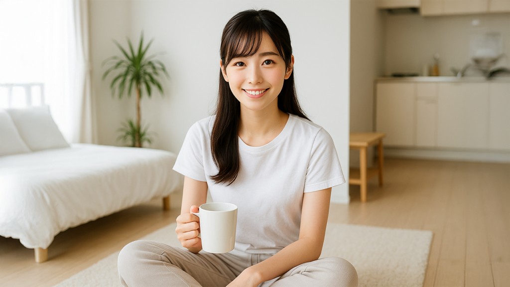 寮住まいの女性