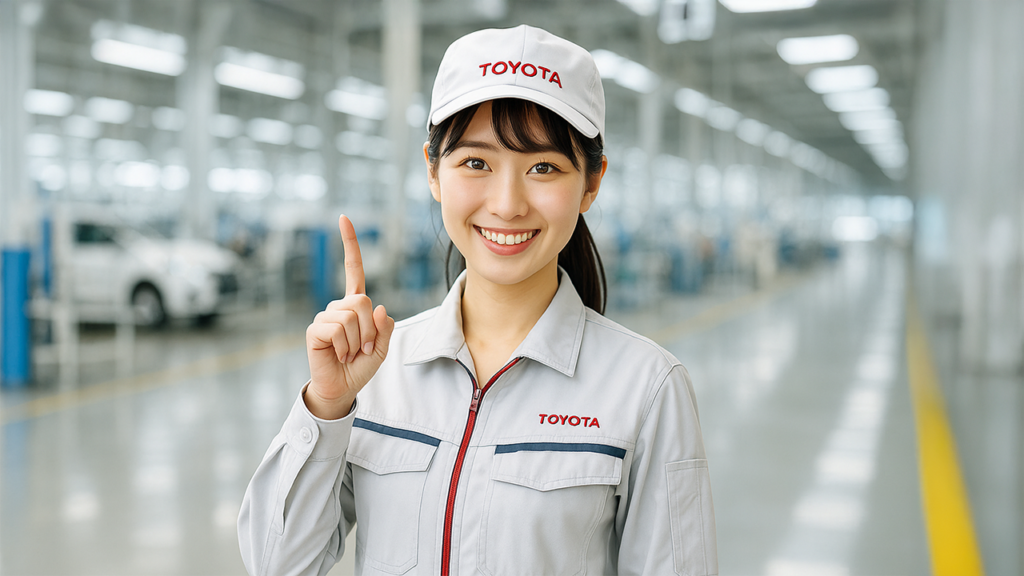 トヨタ期間工の女性
