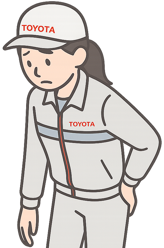 だるさを感じているトヨタ期間工