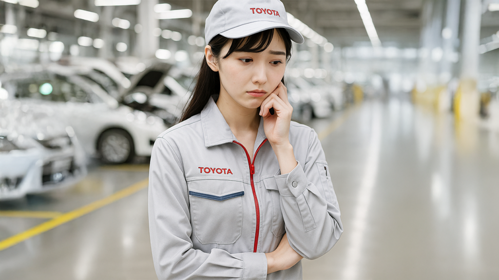 トヨタ期間工の女性