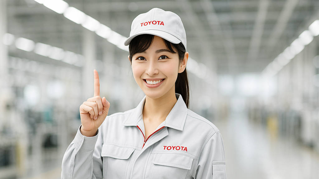トヨタ期間工の女性