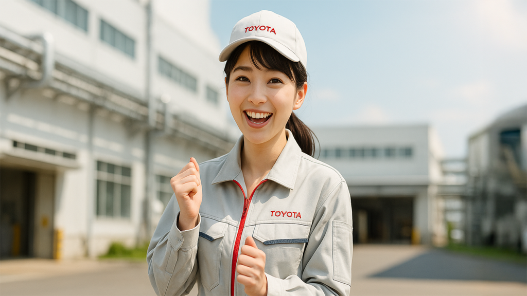 トヨタ期間工の女性