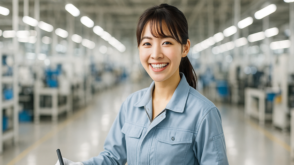 期間工で働く女性