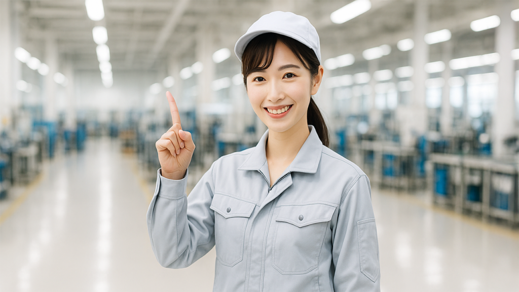 期間工で働く女性
