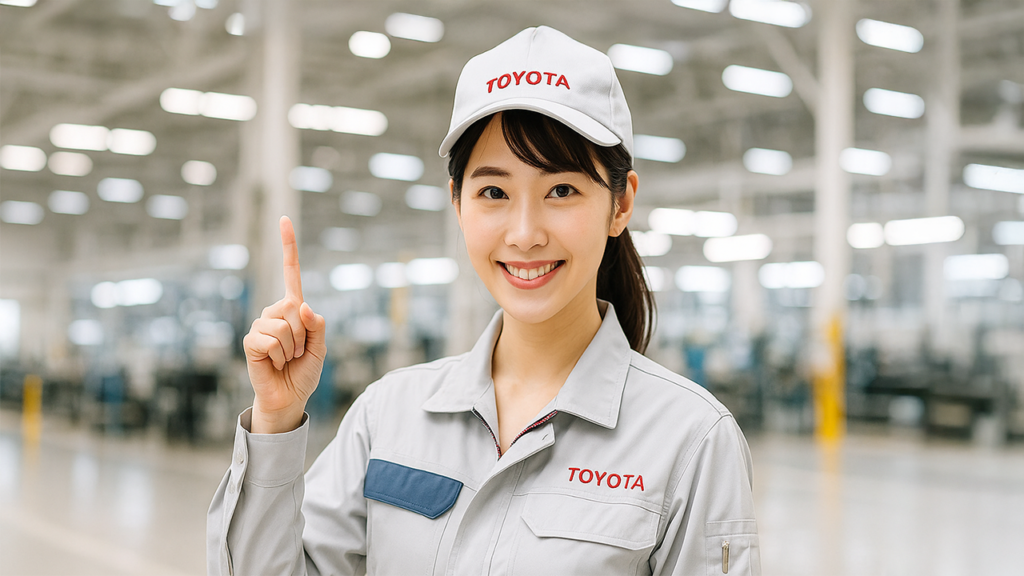 トヨタ期間工の女性