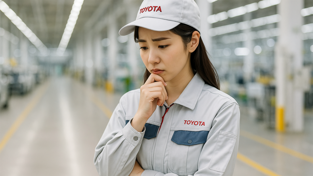 トヨタ期間工の女性