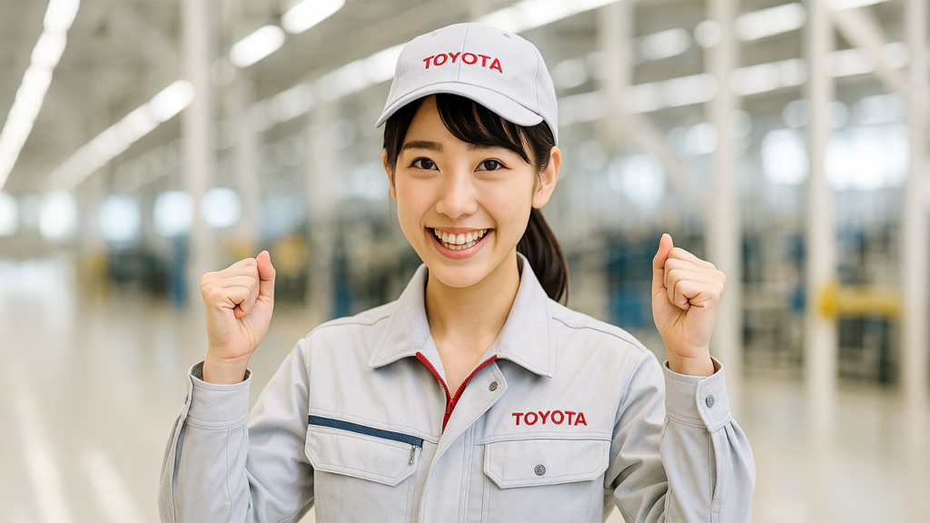 トヨタ期間工の女性