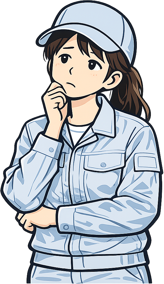 疑問を覚えている期間工