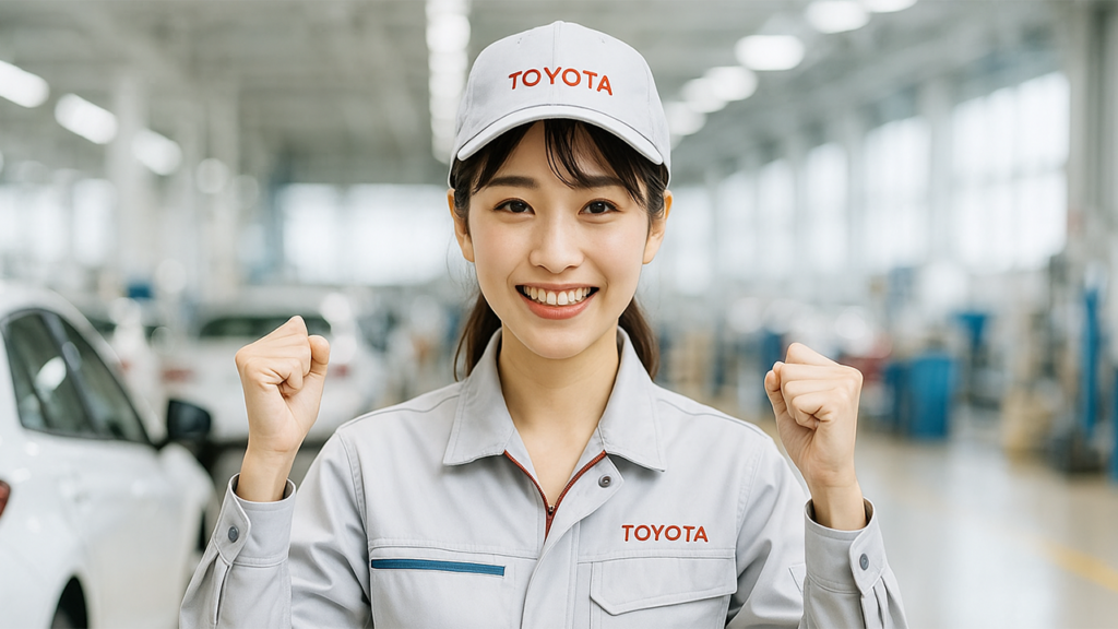 トヨタ期間工の女性