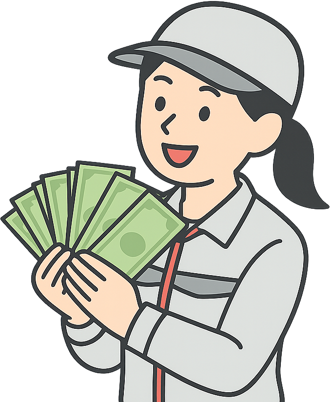 喜んでいるトヨタ期間工