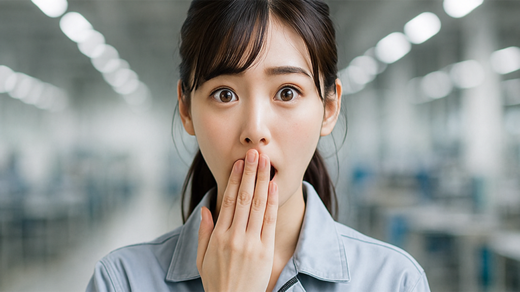 工場勤務の女性