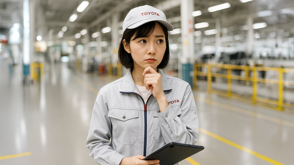 トヨタ期間工の女性