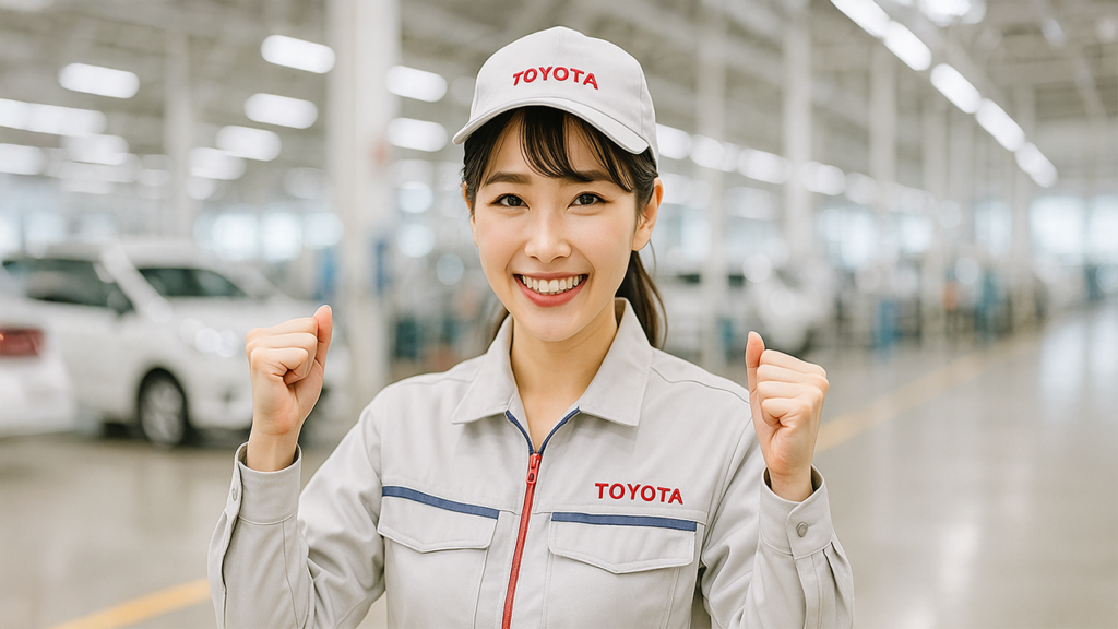 トヨタ期間工の女性