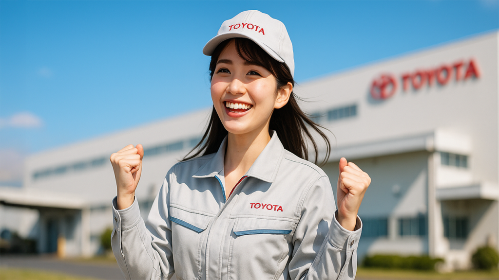 トヨタ期間工の女性
