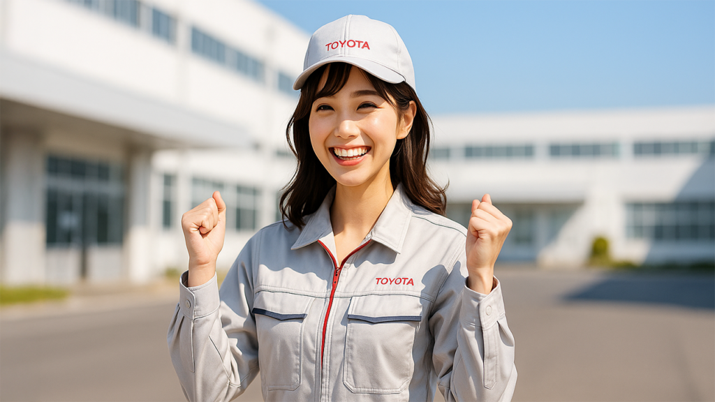 トヨタ期間工の女性