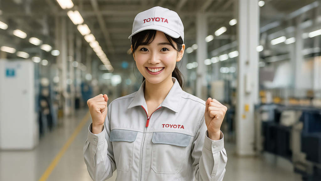 トヨタ期間工の女性