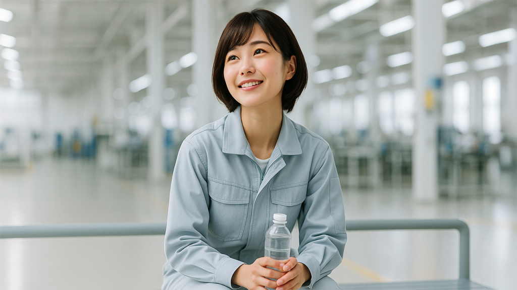 工場勤務の女性