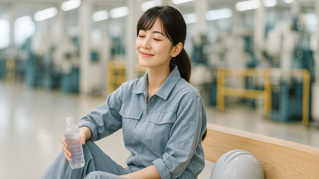 工場勤務の女性
