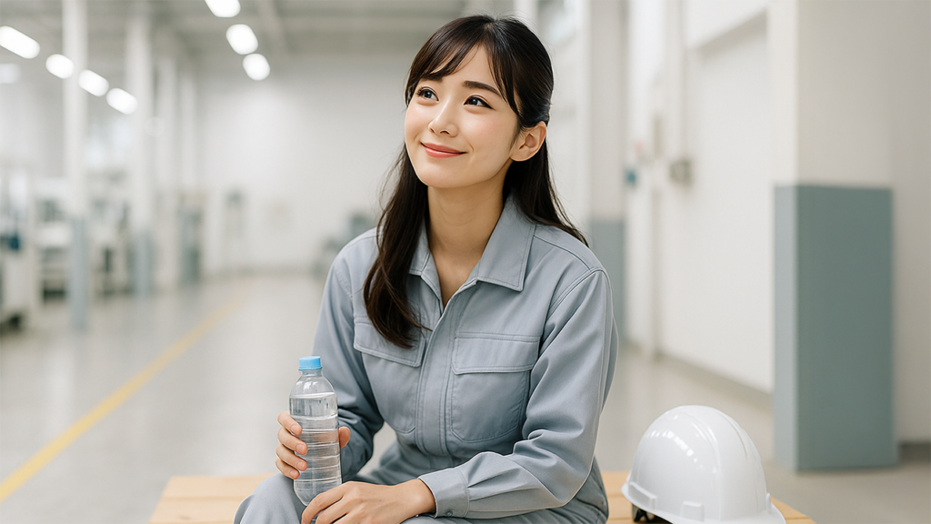 工場勤務の女性