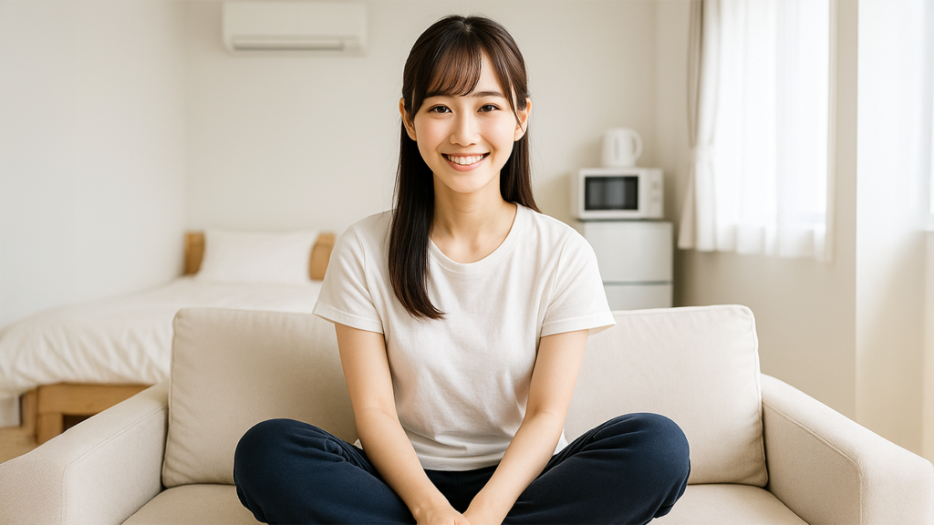 寮住まいの女性