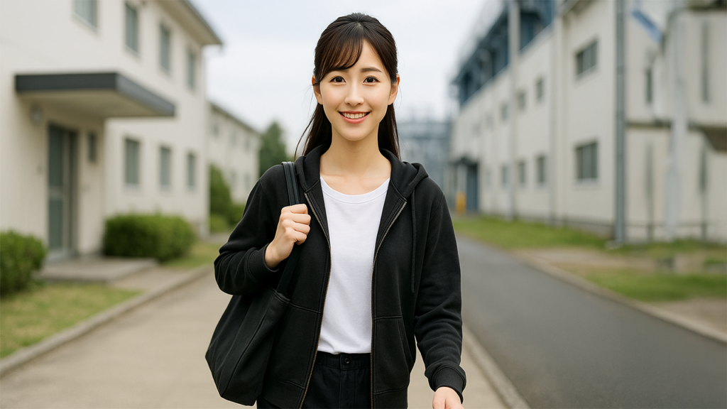 寮住まいの女性