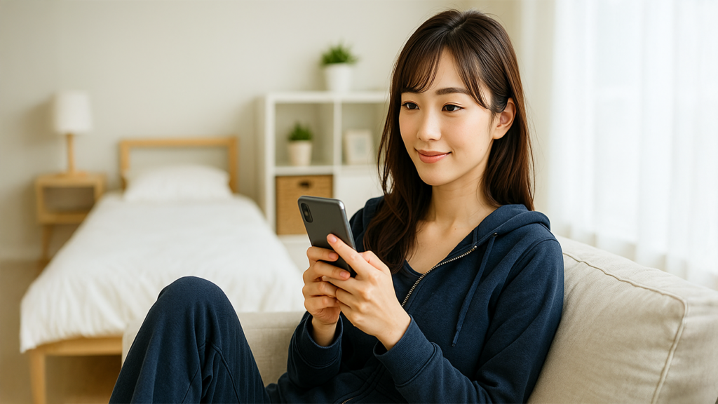 寮住まいの女性