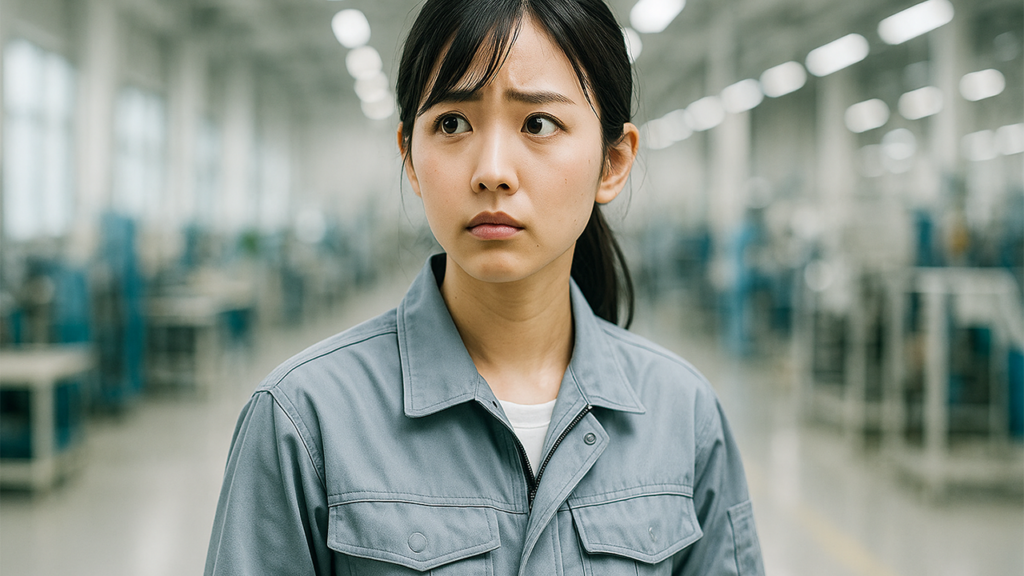 工場勤務の女性