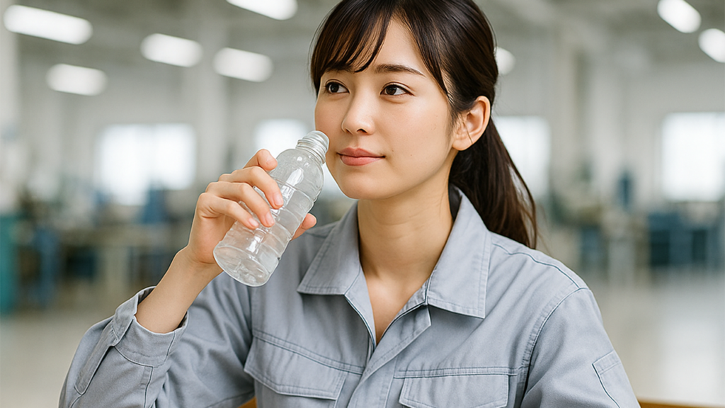 工場勤務の女性