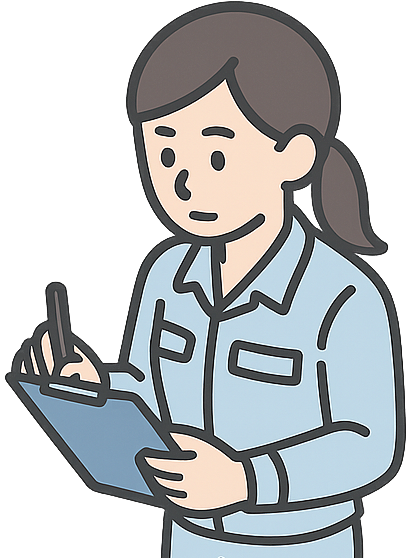 工場勤務の女性