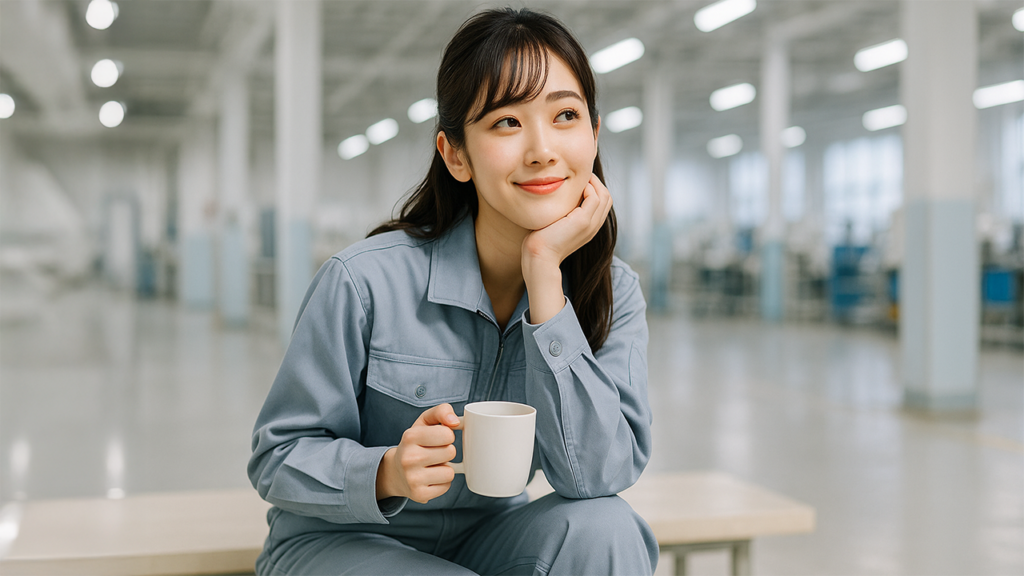 工場勤務の女性