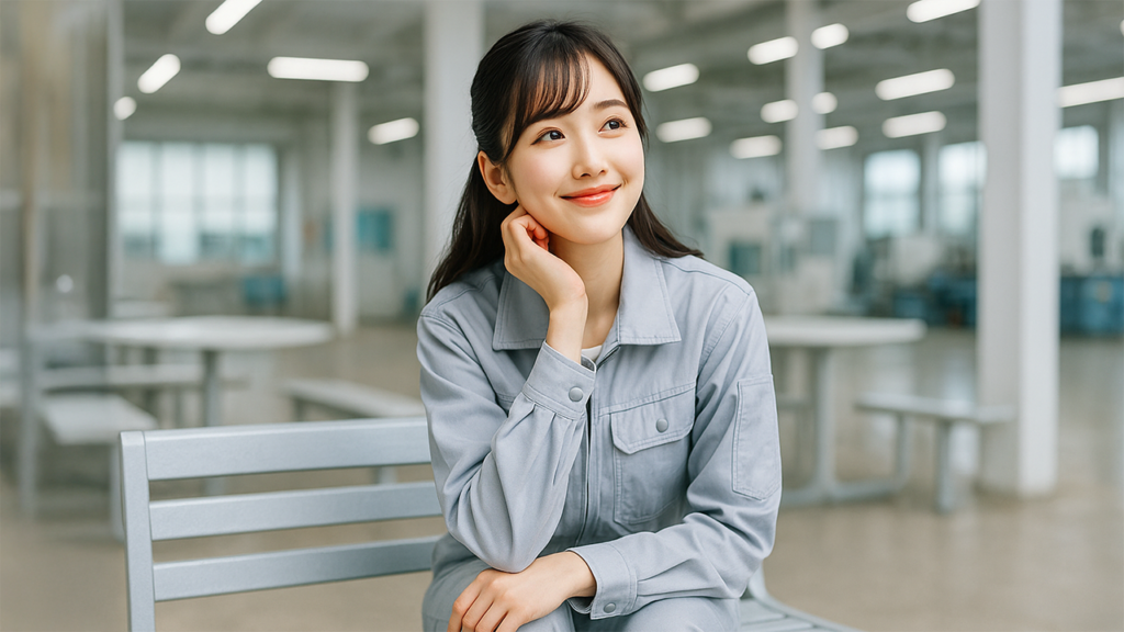 工場勤務の女性