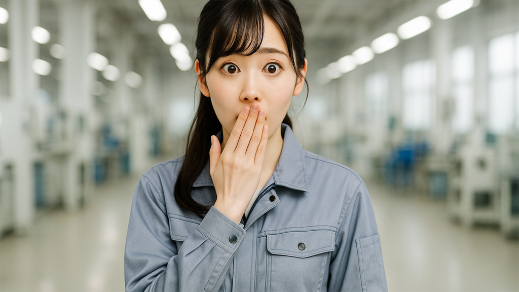 工場勤務の女性