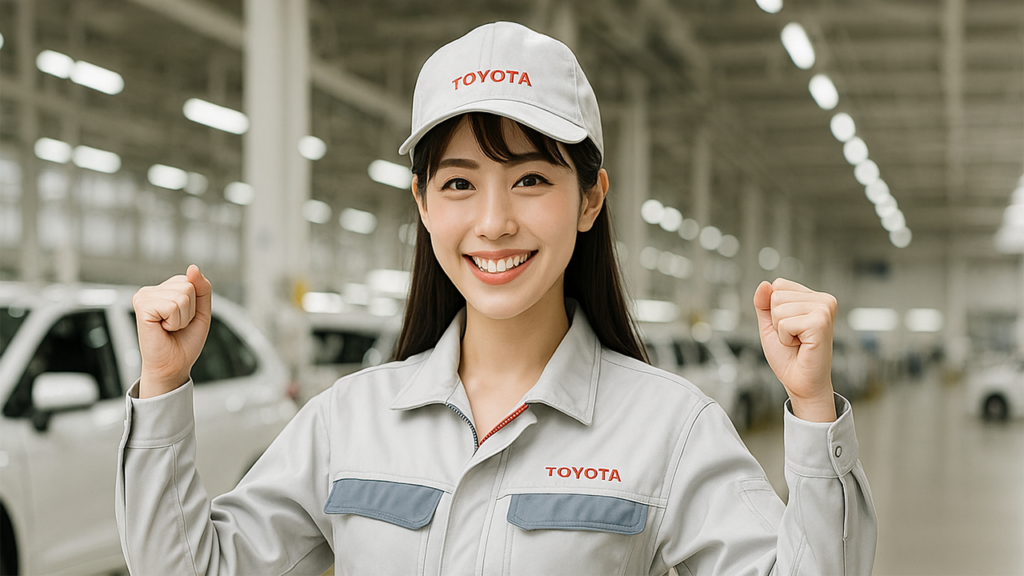 トヨタ期間工の女性