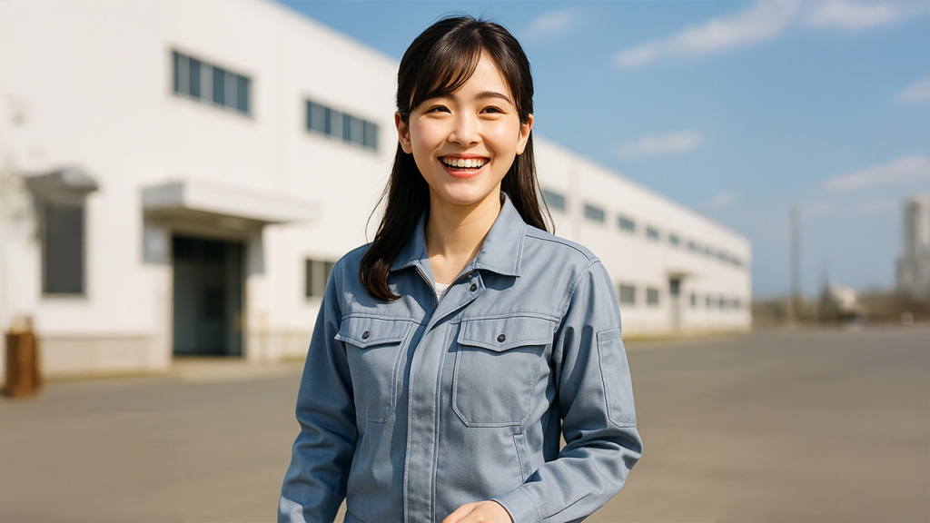 工場勤務の女性
