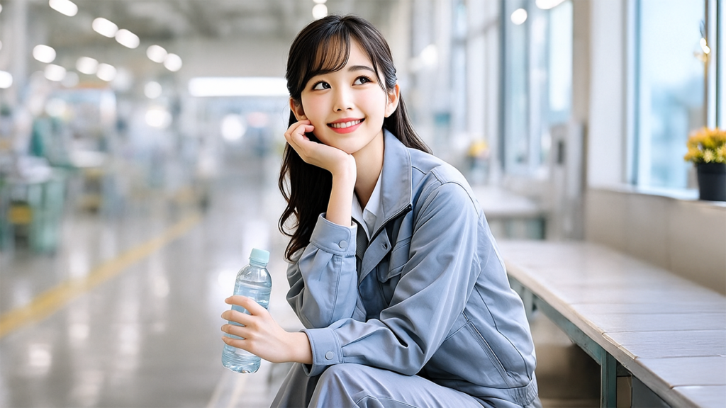 工場勤務の女性