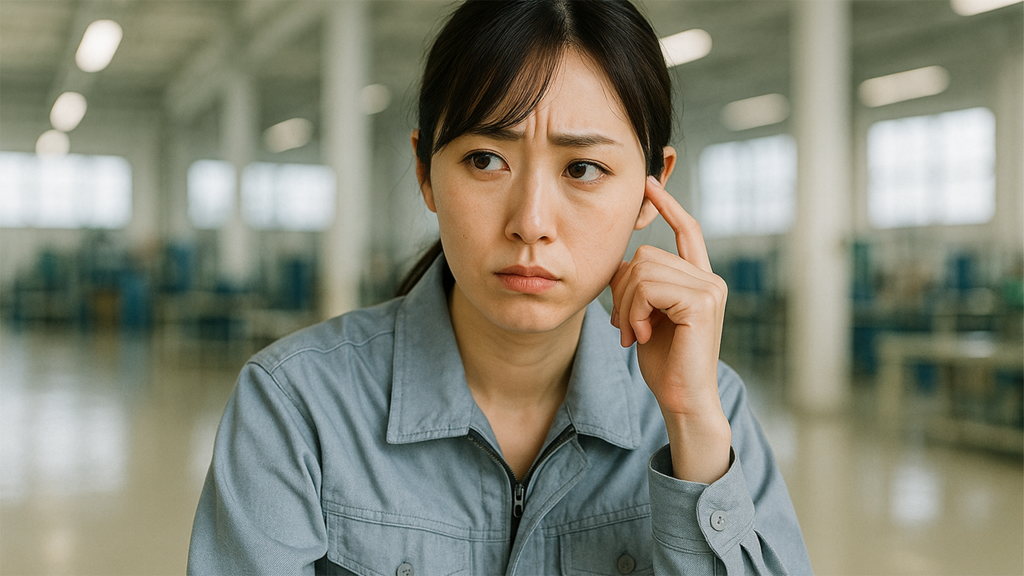 工場勤務の女性