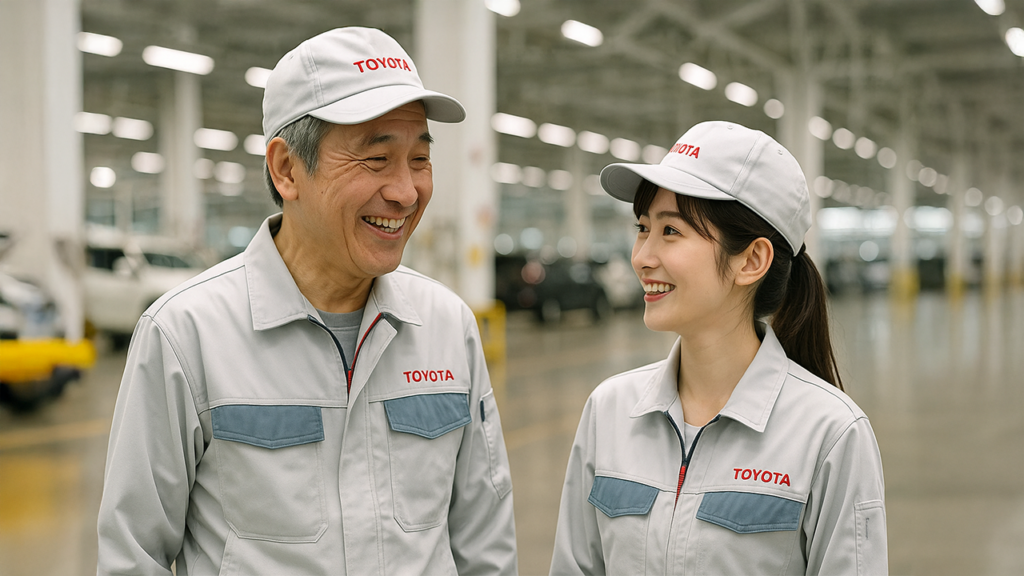 トヨタ期間工の50代男性と20代女性