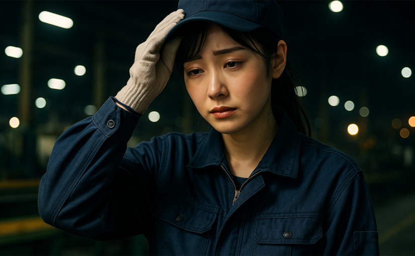 工場の夜勤は本当にしんどい？限界を感じたときの対処法